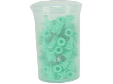 Navi Tips 29GA 27mm verde claro 50pcs
